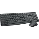 Logitech MK235 Wireless Keyboard and Mouse Black (Thai/English) (920-007941)