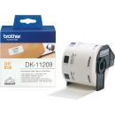 Brother DK-11209 29mm x 62mm Label Roll Black on White