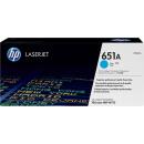 HP 651A Cyan Original LaserJet Toner Cartridge (CE341A)