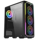 Xigmatek Leco Plus Mid Tower Case fits ATX with Tempered Glass Black