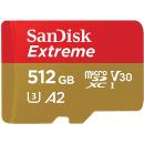 SanDisk 512GB Extreme Micro SD 190MB/s Class 10 No Adapter (SDSQXAV-512G-GN6MN)