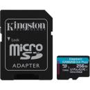 Kingston 256GB Canvas Go! Plus UHS-I microSD Memory Card with SD Adapter (SDCG3/256GB)