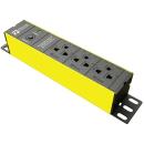 Power Connex Power Bar 3 Sockets with Surge Protection & Overload Protection Black Yellow (PXC5PHTTO-TS03)