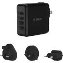 Orico 4 Ports USB 2.4 A Smart Wall Charger Black (DSP-4U)