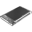 Orico USB 3.0 2.5" Hard Drive Enclosure with Aluminium Heatsink Clear Black (2179U3)