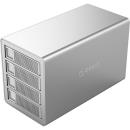 Orico 4 Bay External Hard Drive Enclosure Silver (3549U3)