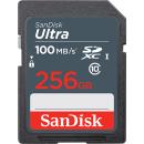 SanDisk 256GB Ultra SD Memory Card UHS-I 100MB/s Class 10 (SDSDUNR-256G-GN3IN)