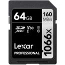 Lexar 64GB Professional 1066x SDXC UHS-I Card Silver Series (LSD1066064G-BNNNG)