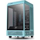 Thermaltake The Tower 100 Turquoise Mini Tower Case with Tempered Glass Turquoise (CA-1R3-00SBWN-00)