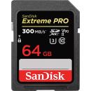 SanDisk 64GB Extreme PRO SDXC UHS-II Memory Card C10 300MB/s (SDSDXDK-064G-GN4IN)