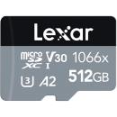 Lexar 512GB Professional 1066x UHS-I microSDXC Memory Card Silver Series (LMS1066512G-BNANG)