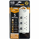 Joyous Power Strip 3 Outlets + 3 Switches 5 m White (JY335)