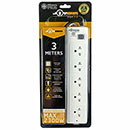 Joyous Power Strip 5 Outlets + 1 Switch 3 m White (JY513)