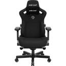 Anda Seat Kaiser 3 Series Premium Gaming Chair Size L EverSoft Linen Black 