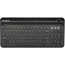 Targus Multi-Device Bluetooth Antimicrobial Keyboard with Tablet/Phone Cradle Black (AKB837)(EN)