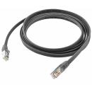 Mazer RJ-45 CAT6 LAN Flat Cable 3 m Black (M-CAT6F300-BK)