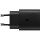 Samsung Power Adapter 25W without Cable Black (EP-TA800NBEGWW)