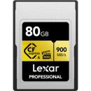 Lexar 80GB Professional CFexpress Type A GOLD Memory Card (LCAGOLD080G-RNENG)