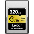 Lexar 320GB Professional CFexpress Type A Memory Card Gold Series (LCAGOLD320G-RNENG)