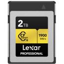 Lexar 2TB Professional CFexpress Type B GOLD Memory Card (LCXEXPR002T-RNENG)