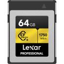 Lexar 64GB Professional CFexpress Type B GOLD Memory Card (LCFX10-64GCRB)