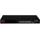 Edimax 18-Port Gigabit PoE+ Long Range Web Smart Switch with 2 Gigabit RJ45/SFP Combo Ports (GS-5216PLC)