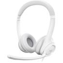 Logitech USB Headset H390 With enhanced digital audio and in-line control Off-white (981-000485)