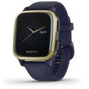 GARMIN Venu Sq Fitness and Sport Smartwatch Navy/Light Gold