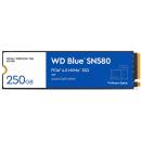 Western Digital 250GB WD Blue SN580 NVMe PCIe Gen 4x4 SSD M.2 2280 (WDS250G3B0E)