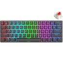 Royal Kludge RK61 RGB Ultra-Compact Hot-Swappable Mechanical Gaming Keyboard Red Switch Black (EN/TH)