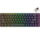 Royal Kludge RK G68 RGB Hot-Swappable Mechanical Gaming Keyboard Brown Switch Black (EN/TH)