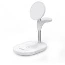 Mazer MagDesk 630 MagSafe 3-in-1 Wireless Magnetic Charging Stand White (M-Mag.Desk630)