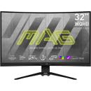 MSI 32" MAG 325CQRXF Rapid VA Curved Monitor 2560x1440 240Hz 1ms HDMI DP USB-C FreeSync