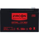 ZIRCON Maintenance-free Battery 12V 9Ah