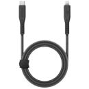 Energea Flow USB-C to Lightning 60W Cable with Maglick Cable tie 1.5m Black