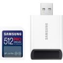 Samsung 512GB PRO Ultimate UHS-I SD Memory Card with Card Reader (MB-SY512SB/WW)