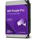 Western Digital 22TB WD Purple Pro Smart Video Internal Hard Drive 7200rpm 3.5" SATA 512MB Cache (WD221PURP)